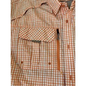 Cabelas Guidewear Vented Shirt Mens XL Tall Long Sleeve Button Up Fishing